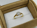 Diamond Cluster Ring Gold
