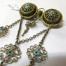 Antique Silver and Enamel Brooch by Marius Hammer