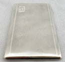 George VI Silver Cigarette Case. Birmingham 1944 Joseph Gloster Ltd. 6.2 troy ounces.