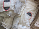 "Lucky Dip" 2 x 1920s Vintage Arts & Crafts Victorian Lace mill Curtain Panels