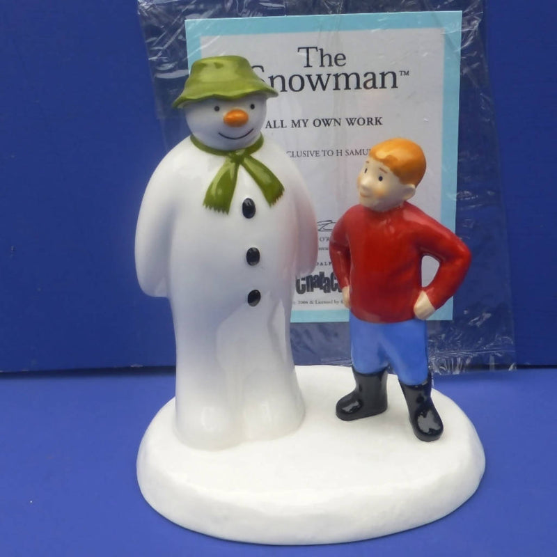 Coalport Snowman - All My Own Work - Boxed