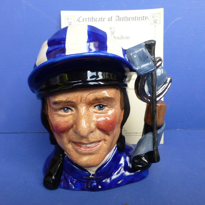 Royal Doulton Small Limited Edition Character Jug Willie Carson O.B.E.