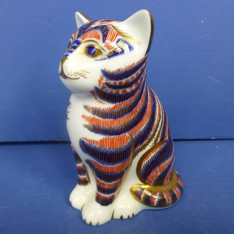 Royal Crown Derby Paperweight - Kitten (Boxed)