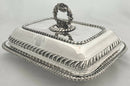 Georgian Old Sheffield Plate Crested Entree Dish & Cover, circa 1820.