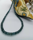 New Teal Kyanite 925 Sterling Silver Necklace 18"