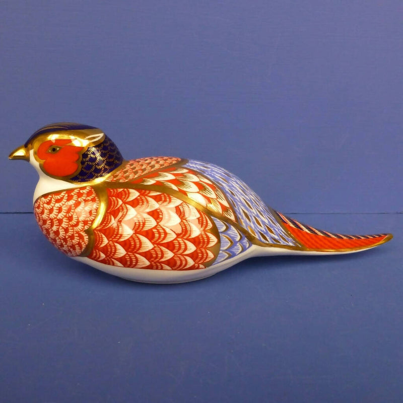 Royal Crown Derby Paperweight - Pheasant