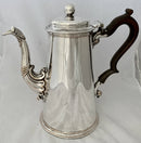 Georgian, George III, Old Sheffield Plate Coffee Pot, circa 1760 - 1780. Crest of Bulkeley.