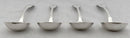Early Victorian set of four sauce ladles. London 1839 William Eaton. 8.9 troy ounces.