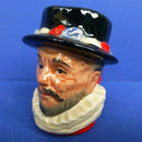 Royal Doulton Tiny Character Jug - Beefeater D6806