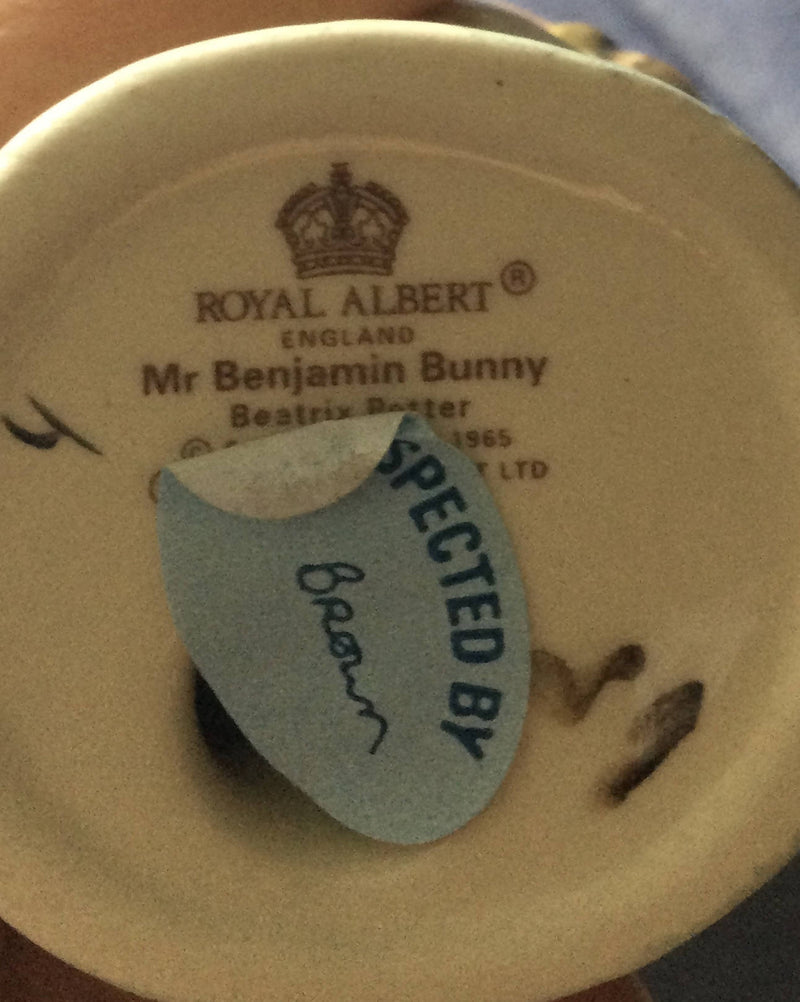 Royal Albert Beatrix Potter Figure Mr Benjamin Bunny BP6