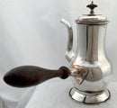 Georgian, George III, Old Sheffield Plate Side Handled Coffee Pot, circa 1770.