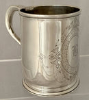 Georgian, Early George II, Silver Mug. London 1729 Thomas Mason. 6.3 troy ounces.