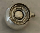 Georgian, George III, Silver Pedestal Mustard Pot & Liner. London 1816. 3.8 troy ounces.