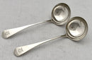 Georgian, George III, Pair of Silver Sauce Ladles. London 1798 Richard Crossley. 3.2 troy ounces.