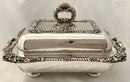 Georgian, George IV, Old Sheffield Plate Entree Dish, Cover & Warming Stand.