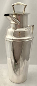 Asprey Silver Plated Milk Churn Cocktail Shaker, circa 1935.