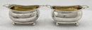 Georgian, George III, Pair of Silver Salts. London 1809 Thomas James. 5.6 troy ounces.