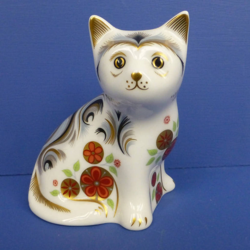 Royal Crown Derby Paperweight - Nice Kitten