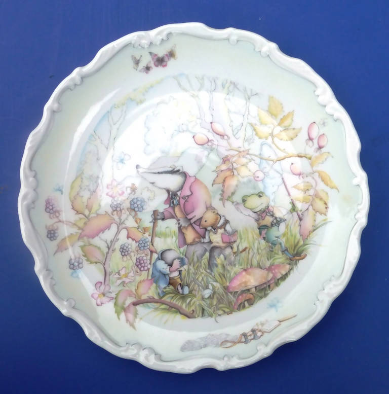 Royal Doulton Wind In The Willows Plate Rambling In The Wild Wood