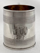 Georgian, George III, Silver Mug. London 1801 John Denziloe. 4 troy ounces.