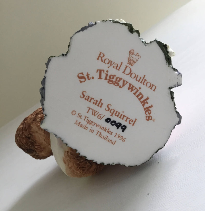 Royal Doulton Sarah Squirrel. St Tiggywinkles Collection.