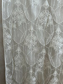 Florence 29” white cotton lace available off the roll per metre