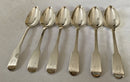Georgian, George III, Set of Six Silver Dessert Spoons. London 1792 George Smith III & William Fearn. 7.9 troy ounces.