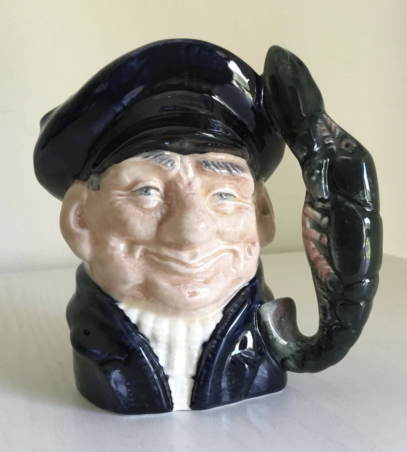 Royal Doulton Lobster Man character jug. Small version. 11cm.