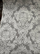 A Beautiful Madras high end period design curtain Panelling 120cms wide to finish per metre