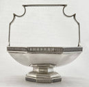 George V Octagonal Silver Basket. Sheffield 1918 Asprey & Co Ltd. 11.6 troy ounces.