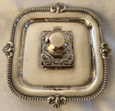 Silver Plated Inkstand in the Georgian Style. Barker Ellis of Birmingham.