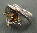 Jake: Smokey quartz silver ring