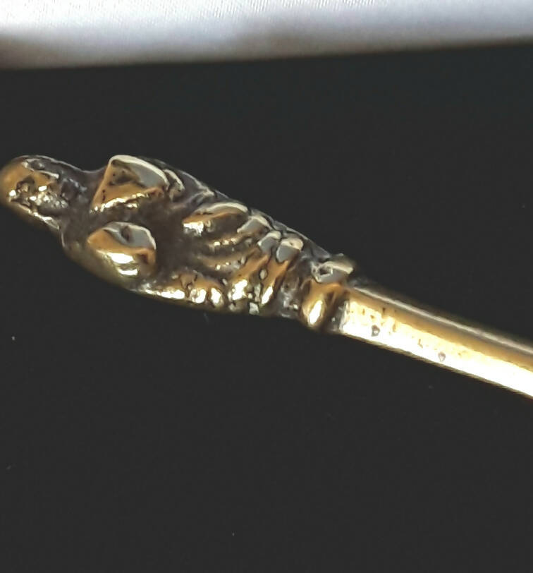 A Stuart Period Brass Apostle Spoon.