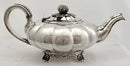 William IV period Old Sheffield Plate Matched Tea Set of Melon form, circa 1835.