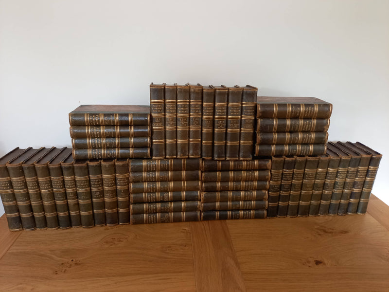 The Waverley Novels by Sir Walter Scott, a complete set of 48 volumes