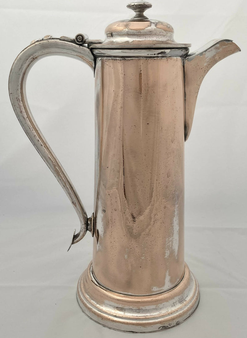 Georgian, George III, Old Sheffield Plate Communion Flagon, circa 1800.