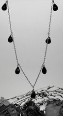 New briolette 925SS station necklace