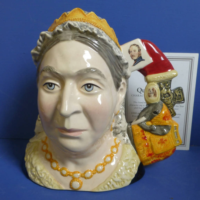 Royal Doulton Limited Edition Character Jug Of The Year Queen Victoria D7152