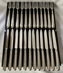 Georgian, George III, Crested Silver Dessert Knives & Forks for Twelve Persons. London 1799 & 1801 Moses Brent.