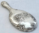 Edwardian Reynolds Angels Silver Hand Mirror. Birmingham 1902 Henry Matthews.