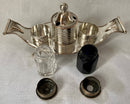 Georgian, George III, Old Sheffield Plate inkstand, circa 1800.