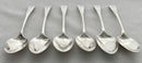 Georgian, George III, Six Scottish Silver Tablespoons. Edinburgh 1799 Francis Howden. 11 troy ounces.