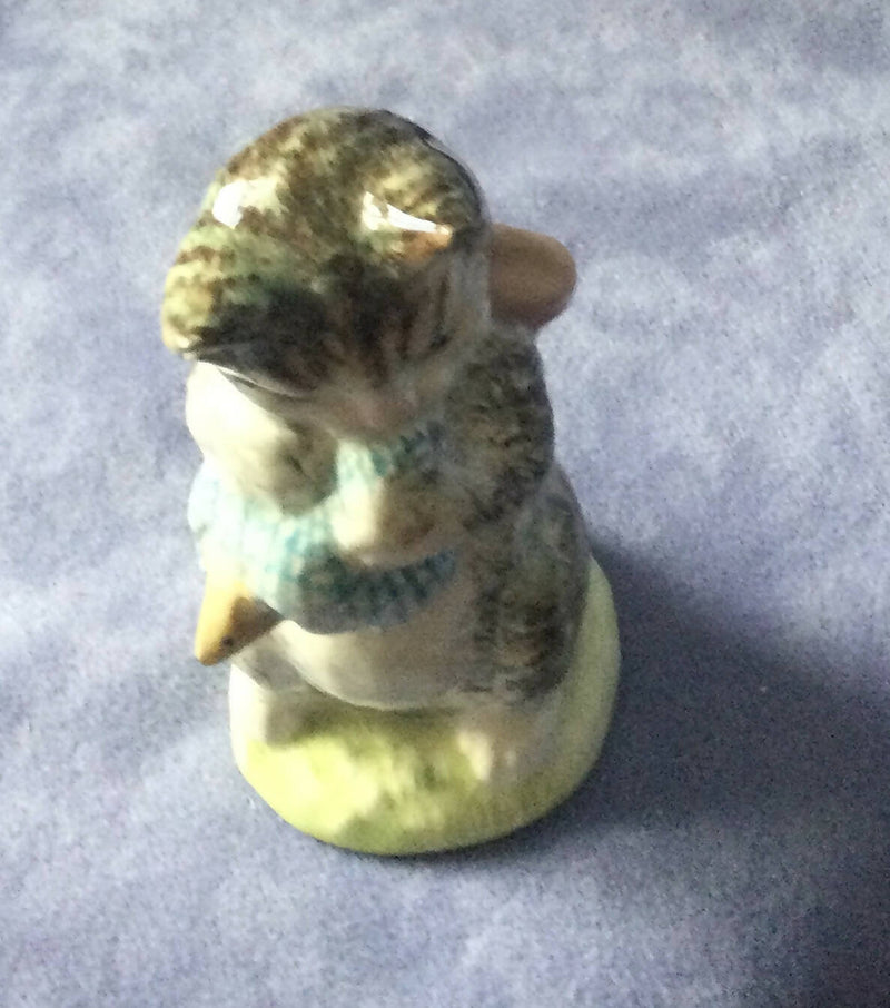Beswick Miss Moppet Gold Backstamp Figure Beatrix Potter Cat Figurine BP2