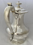 William IV Silver Jug. London 1835 Joseph Angell I & John Angell I. 25 troy ounces.