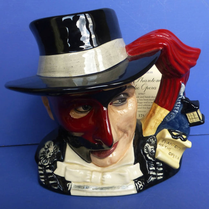 Royal Doulton Limited Edition Character Jug The Phantom Of The Opera D7017