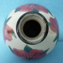Cobridge Stoneware (Moorcroft Associate Co) Vase Red with Black Trim