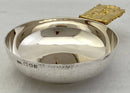 Elizabeth II York Minster Parcel Gilt Silver Bowl. London 1972 Hector Miller. 9.8 troy ounces.