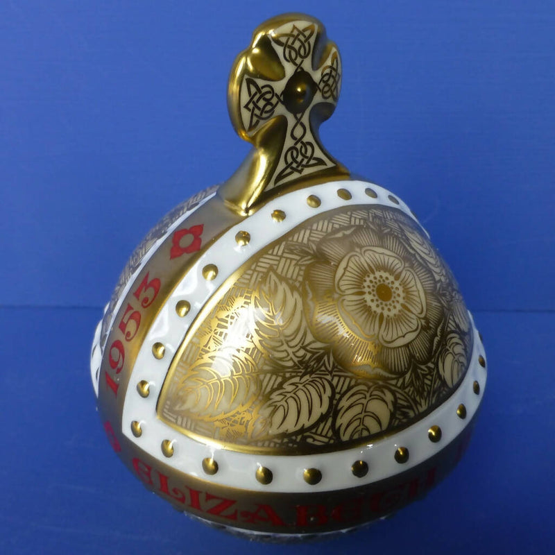 Royal Crown Derby Limited Edition Paperweight - H.M. Queen Elizabeth II Coronation Orb (Boxed)