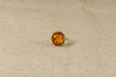 Vintage 8ct Gold & Amber Ring