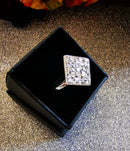 New Diamond .33ct 925 Sterling Silver Ring (Size N)